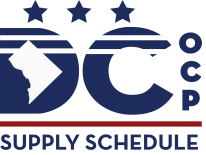 dc ocp supply schedule certification
